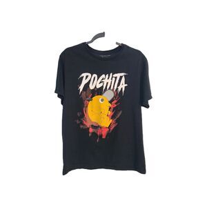 Chainsaw Man Pochita T-Shirt L Black Crunchyroll Anime Manga Graphic Streetwear